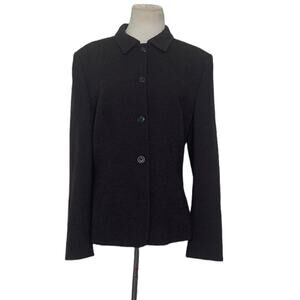 Rene Lezard brown 4 button jacket blazer size 42 US 10